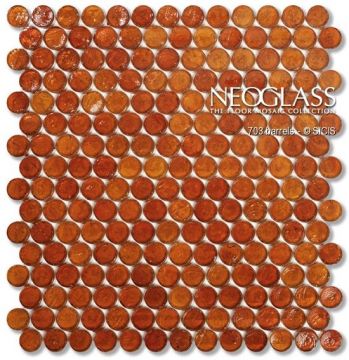 Sicis Neo Glass Translucent Barrels Jute 703