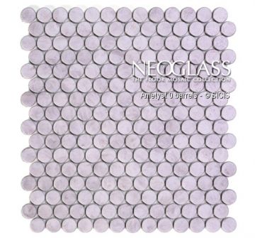 Sicis NeoGlass Murano Barrels Amethyst 0