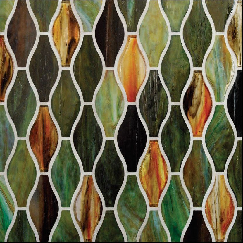Egyptian Malachite Mosaic Tile Usa, Hirsch Glass Tile