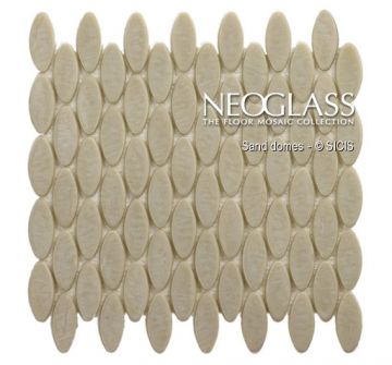 Sicis NeoGlass Natural Domes Sand