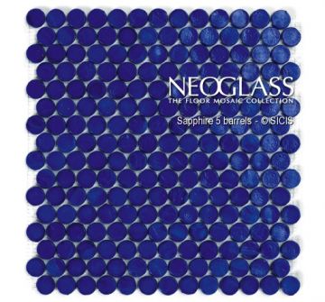Sicis NeoGlass Murano Barrels Sapphire 5