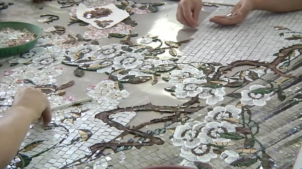 Custom Mosaic Murals