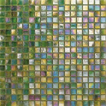 Sicis Glimmer Pear 124, 5/8" x 5/8"- Glass Tile