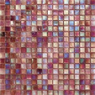 Sicis Glimmer Strawberry 122, 5/8" x 5/8"- Glass Tile